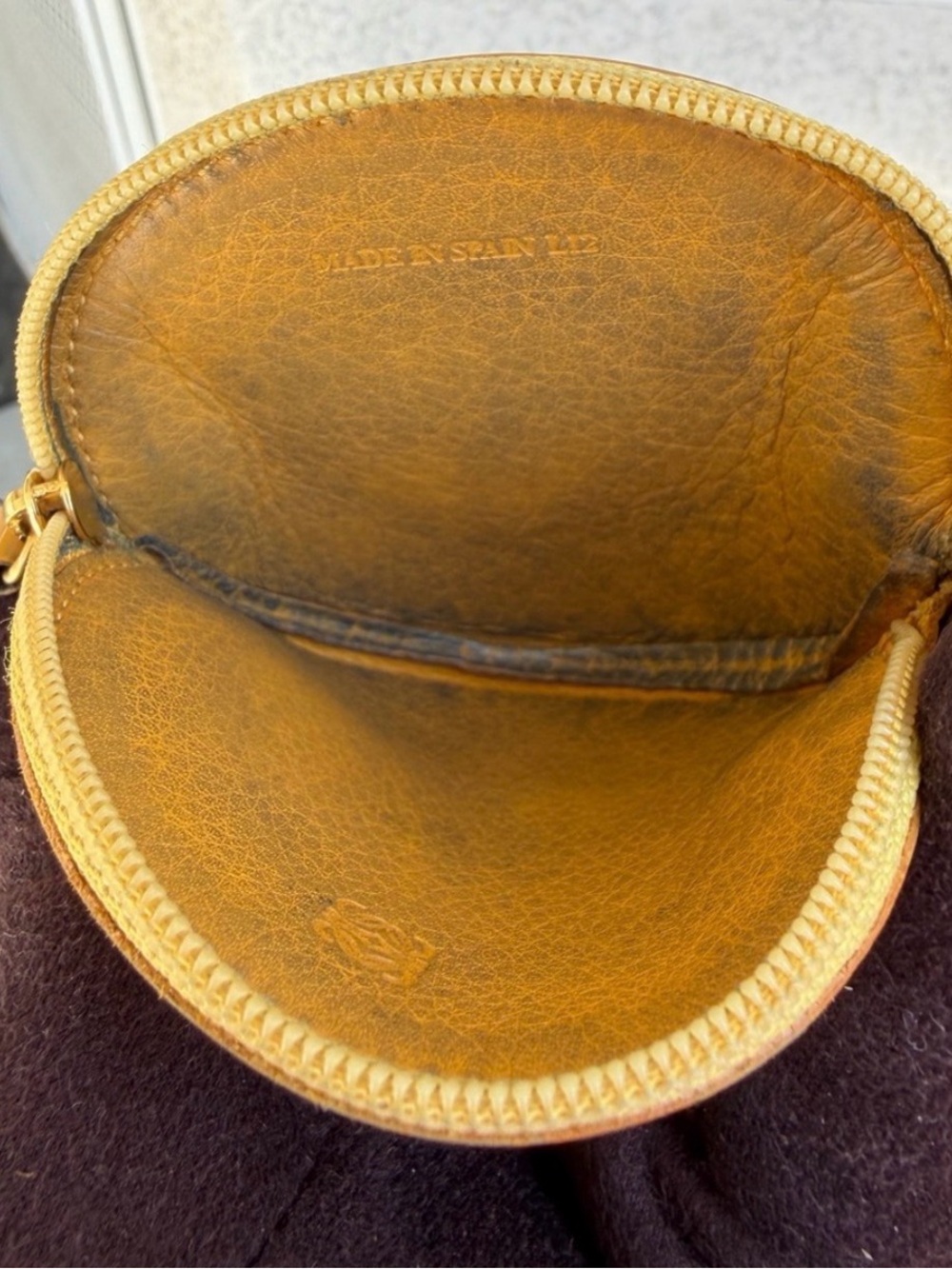 Loewe Round Leather Coin Case - Picture 3 of 4